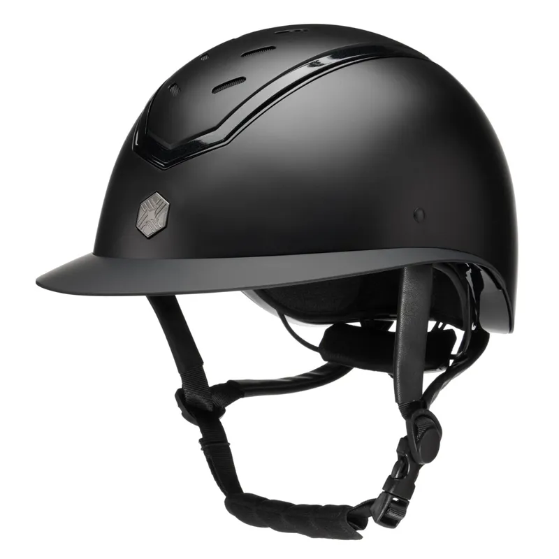 EQX by Charles Owen Kylo Helmet in Black Matte Wide Peak